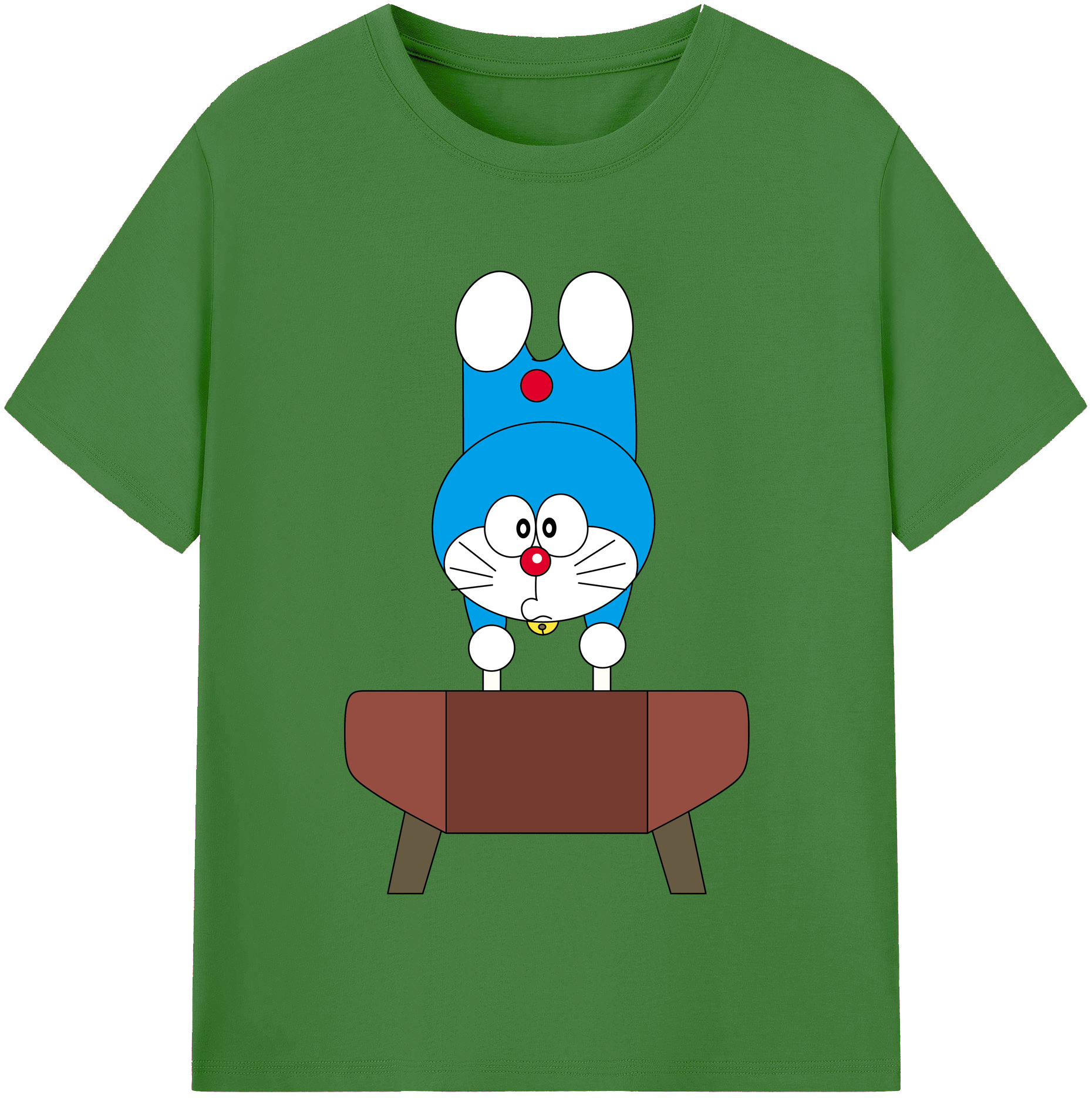 （画像用） ドラえもん Doraemon レディースカジュアルプリントTシャツ（綿100％）